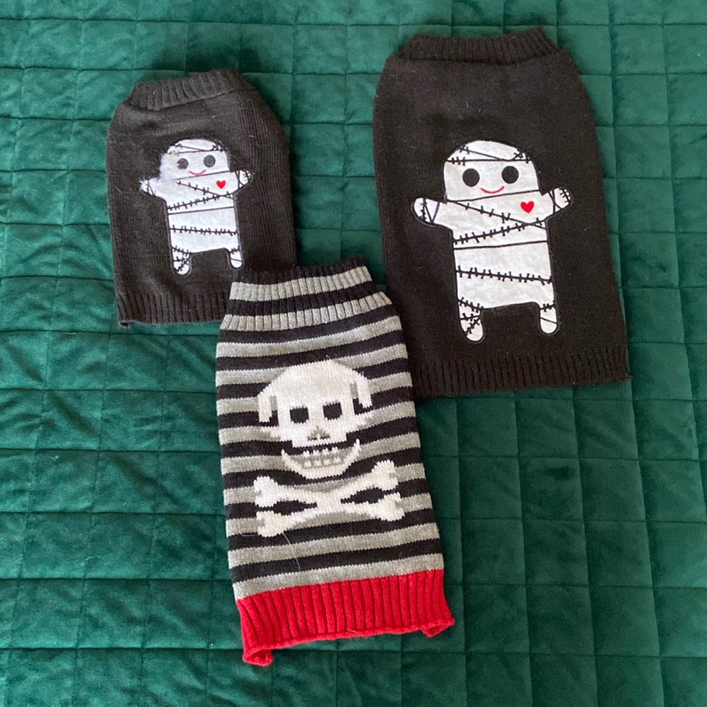 Doggy Halloween Sweaters